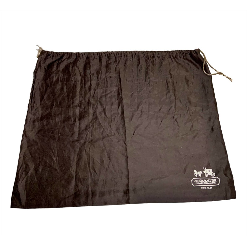 Coach Leatherware Satin Dust Bag Brown 19" X 24"